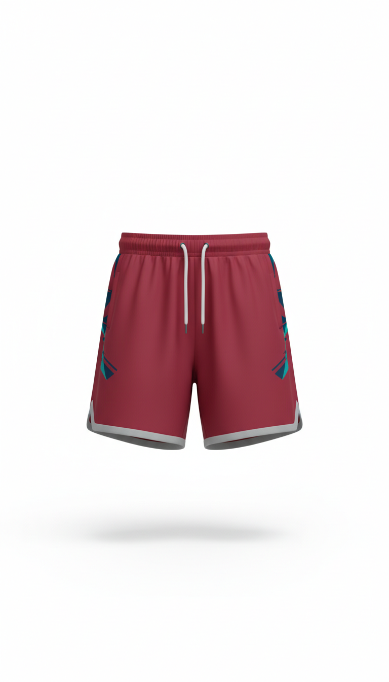 Shorts deportivos Crimson Rush