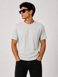 Playera Regular Gris Perla