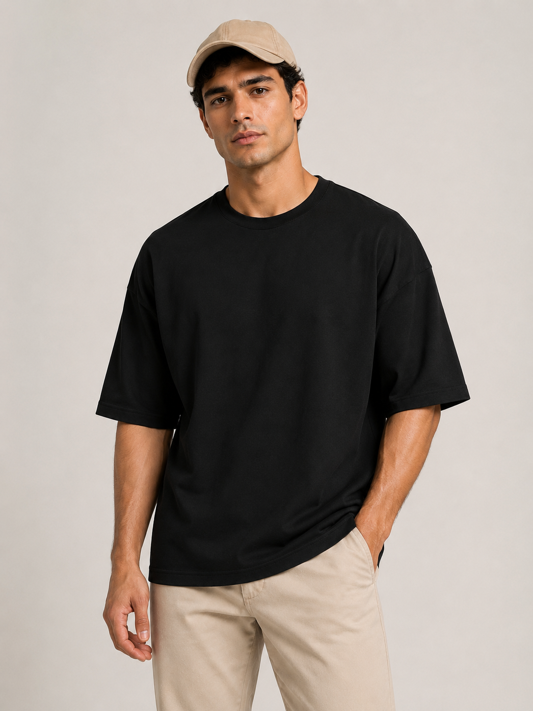 Playera Overzide Negra