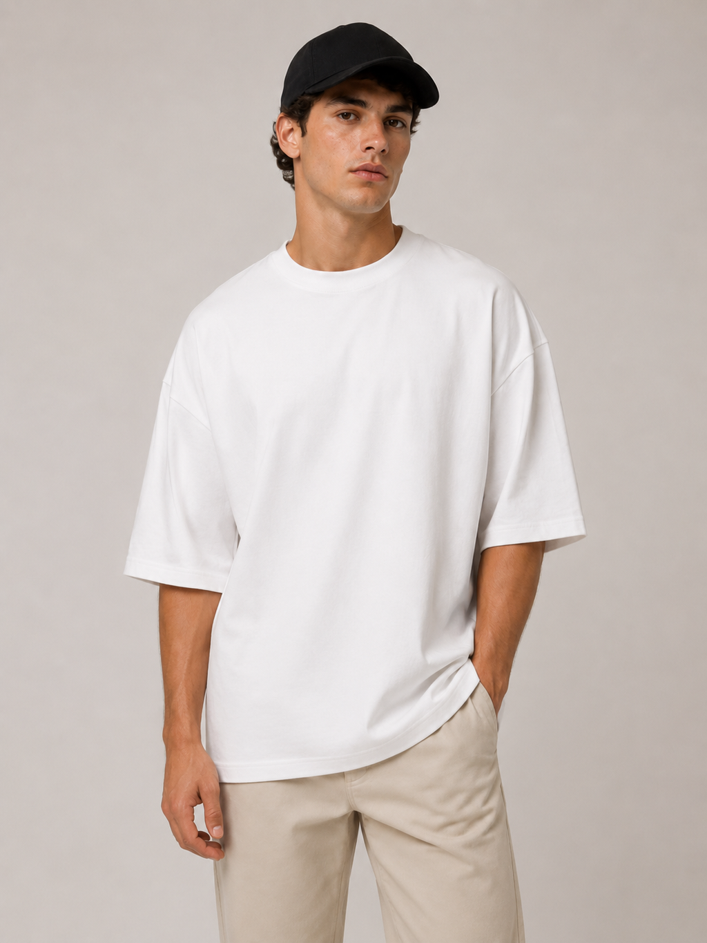 Playera Overzide Blanca