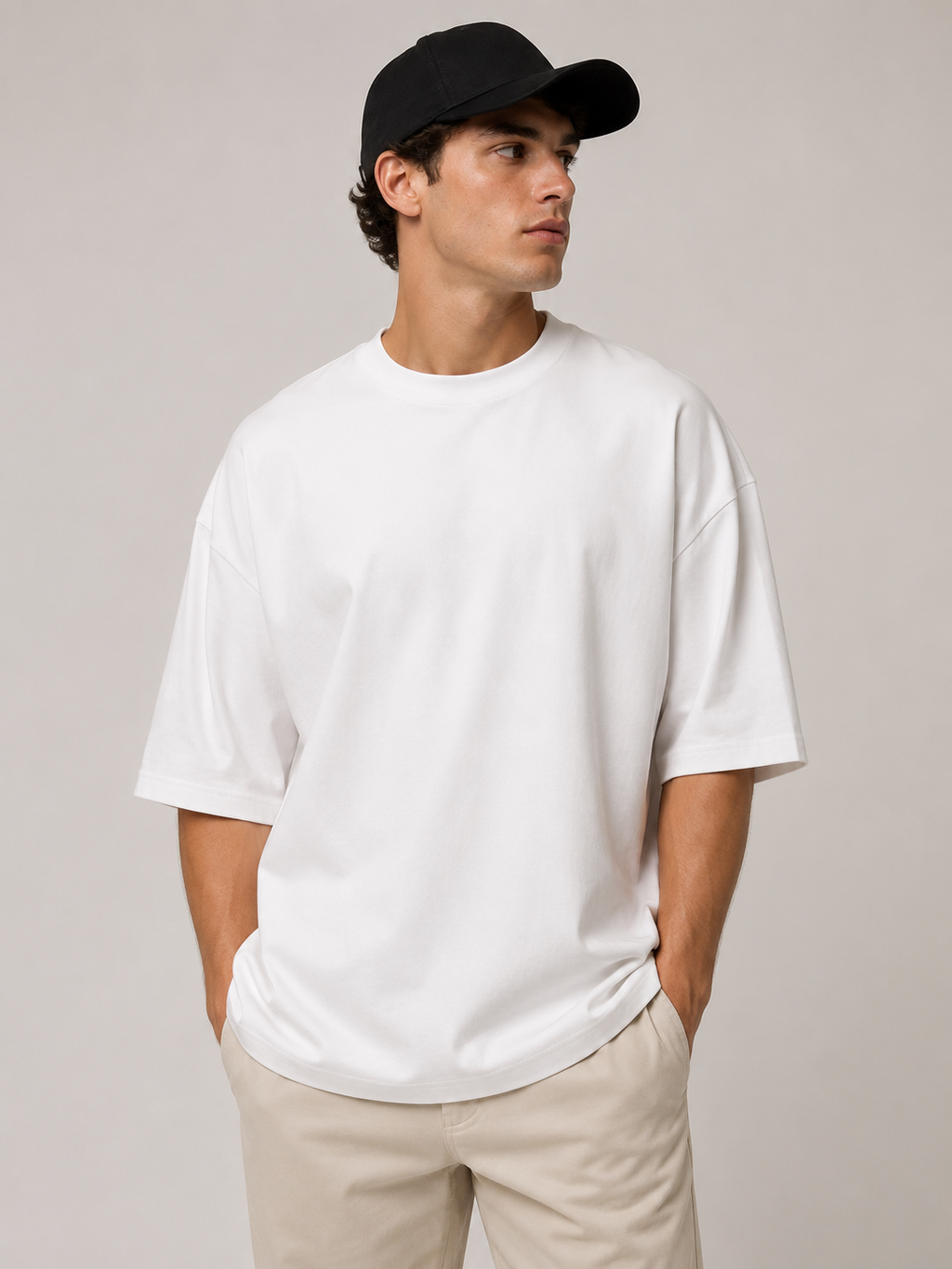 Playera Overzide Blanca