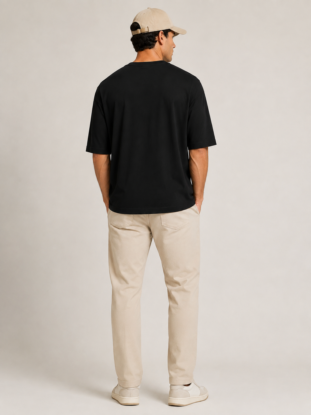 Playera Overzide Negra