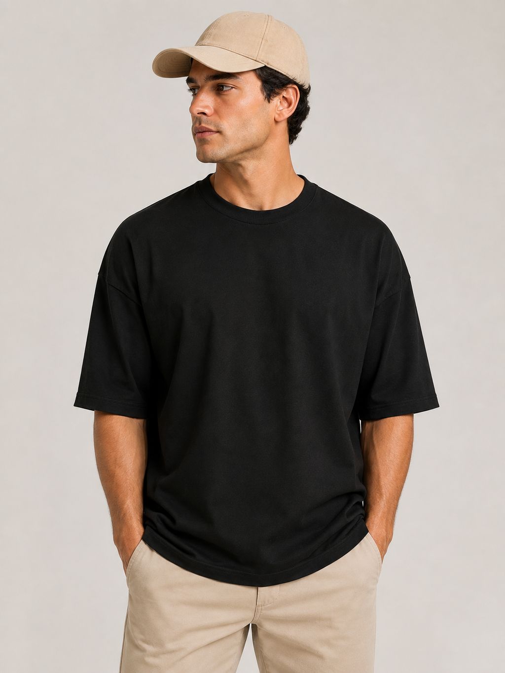 Playera Overzide Negra