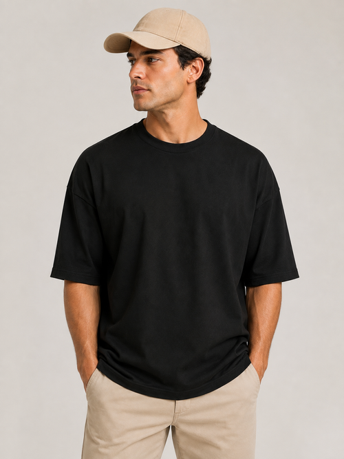 Playera Overzide Negra